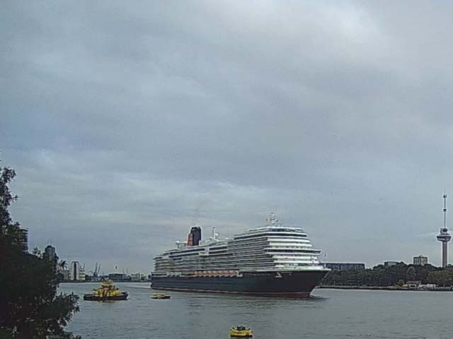 Aakomst Queen Anne in Rotterdam